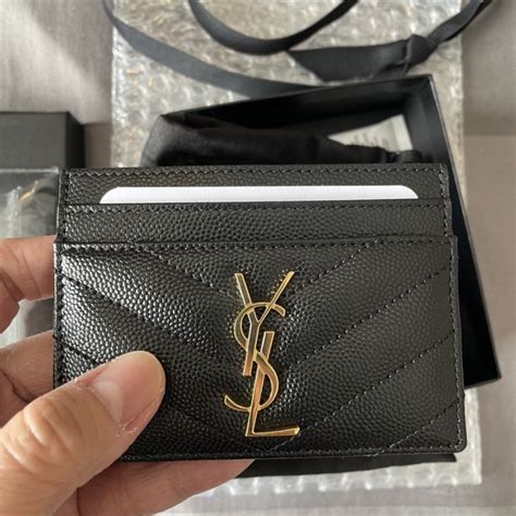 ysl card holder ราคา|ysl logo.